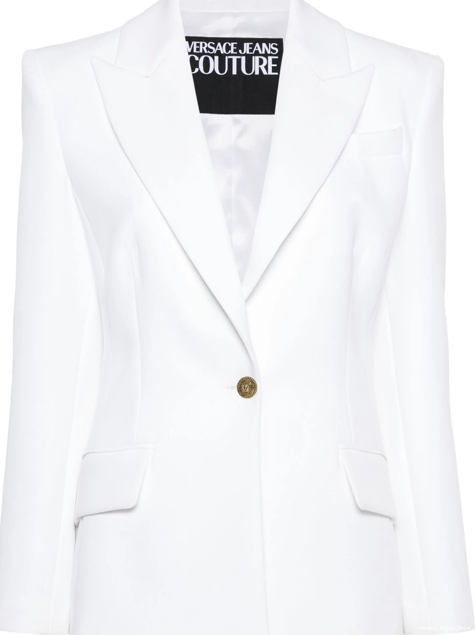 Affordable Couture Women single-breasted blazer Jeans Versace fitted 0728